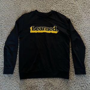 Large Zara Pulse “Learned” crew neck